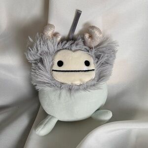 Squishmallows Mini bigfoot ornament 4”